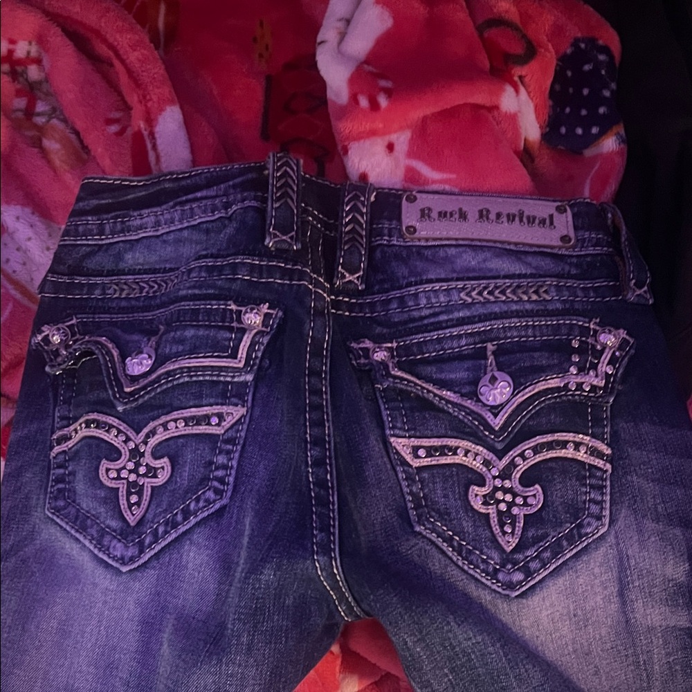 Rock Revival Women's Dark Blue Boot Cut Jeans